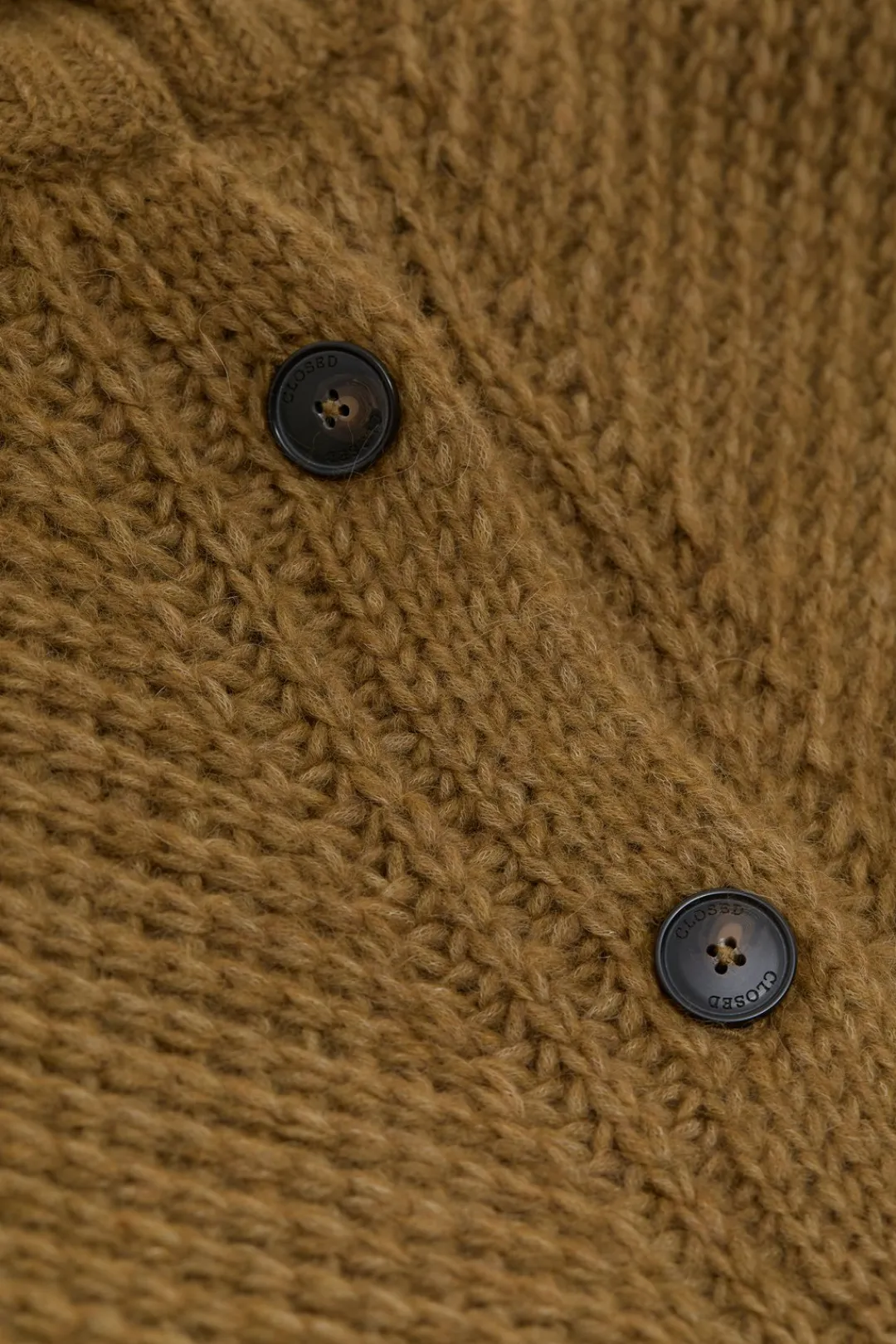 Closed Alpaca mix cardigan Tullamore brown New