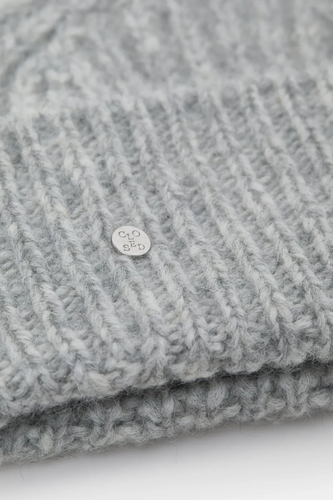 Closed Alpaca Mix Hat Light grey melange
