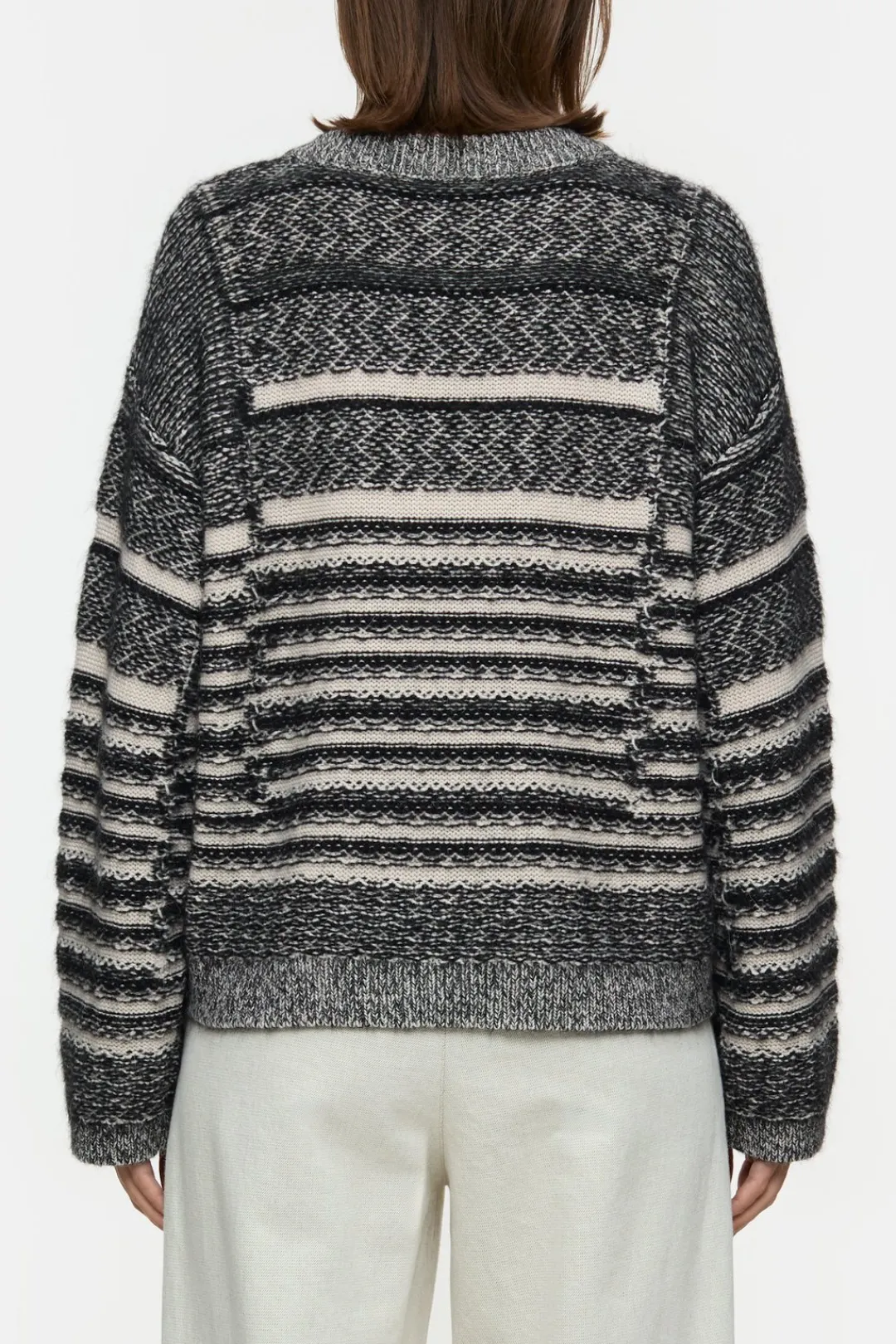Closed Alpaca mix jacquard jumper Multi colour Clearance