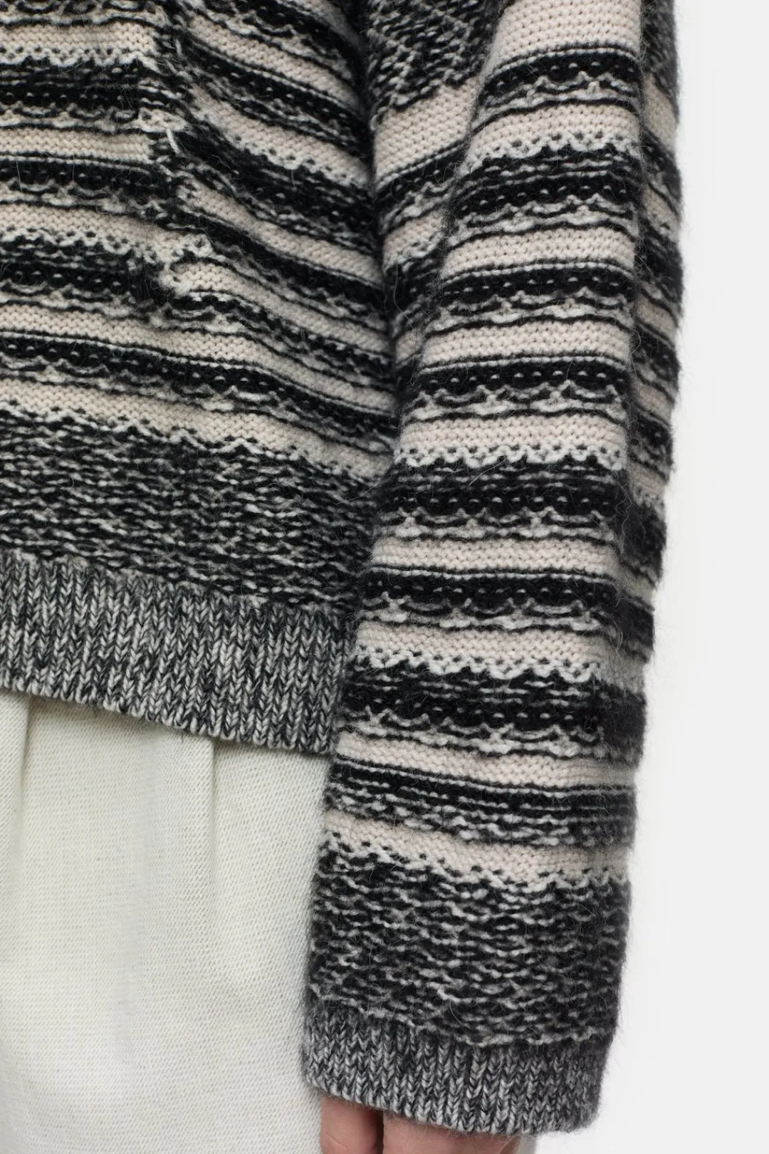 Closed Alpaca mix jacquard jumper Multi colour Clearance