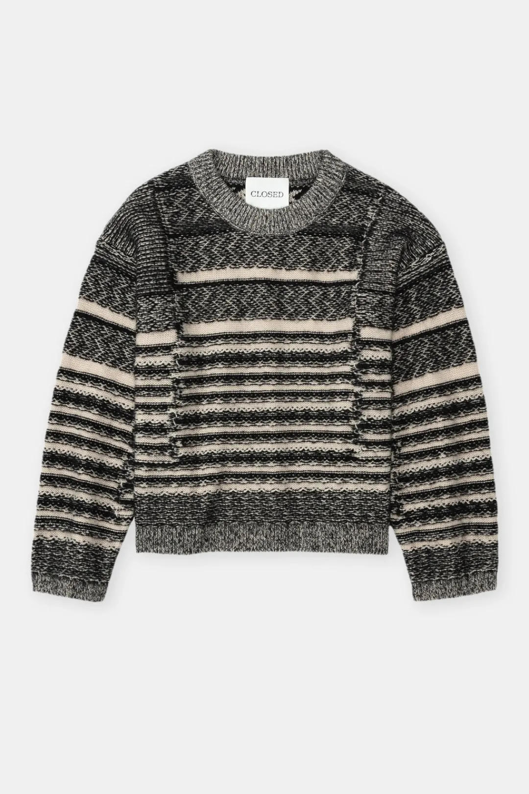 Closed Alpaca mix jacquard jumper Multi colour Clearance