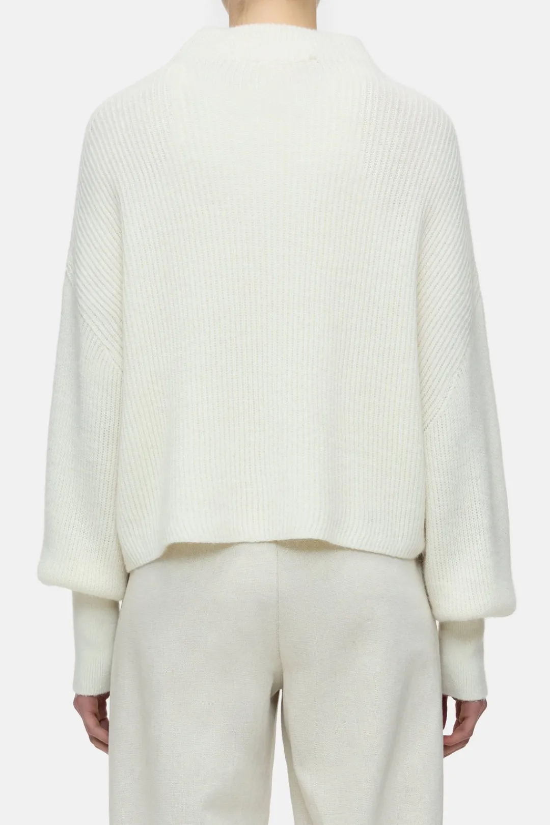 Closed Alpaca mix jumper Ivory Outlet