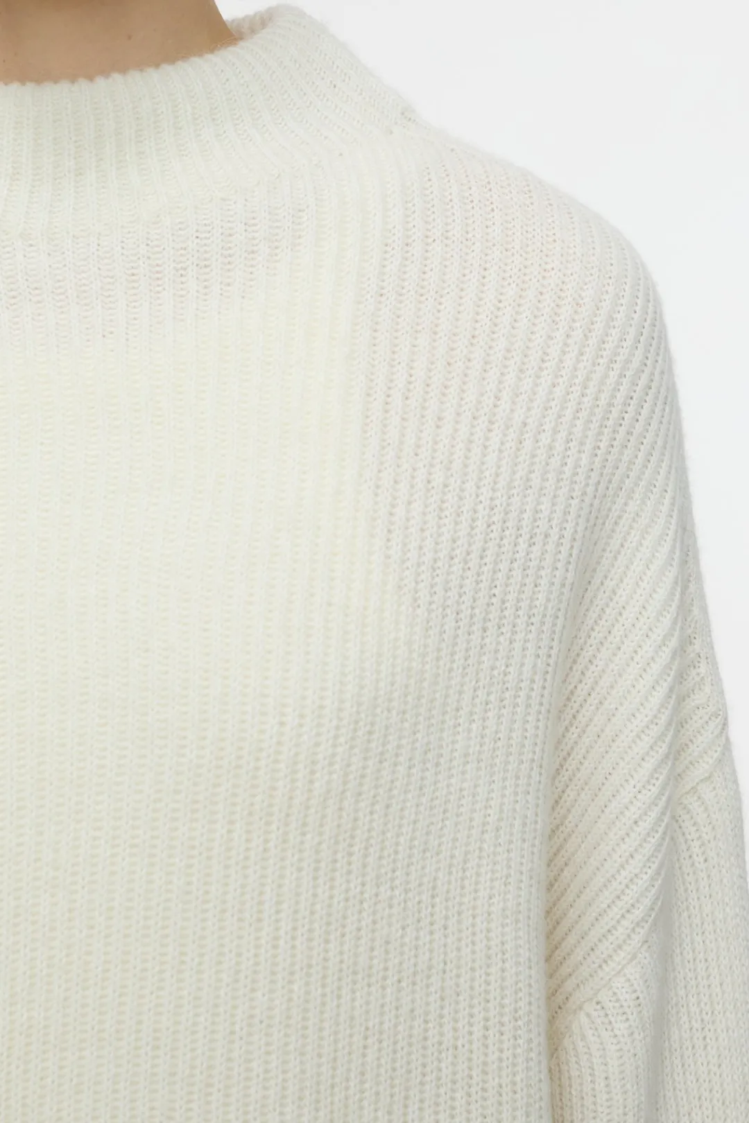 Closed Alpaca mix jumper Ivory Outlet
