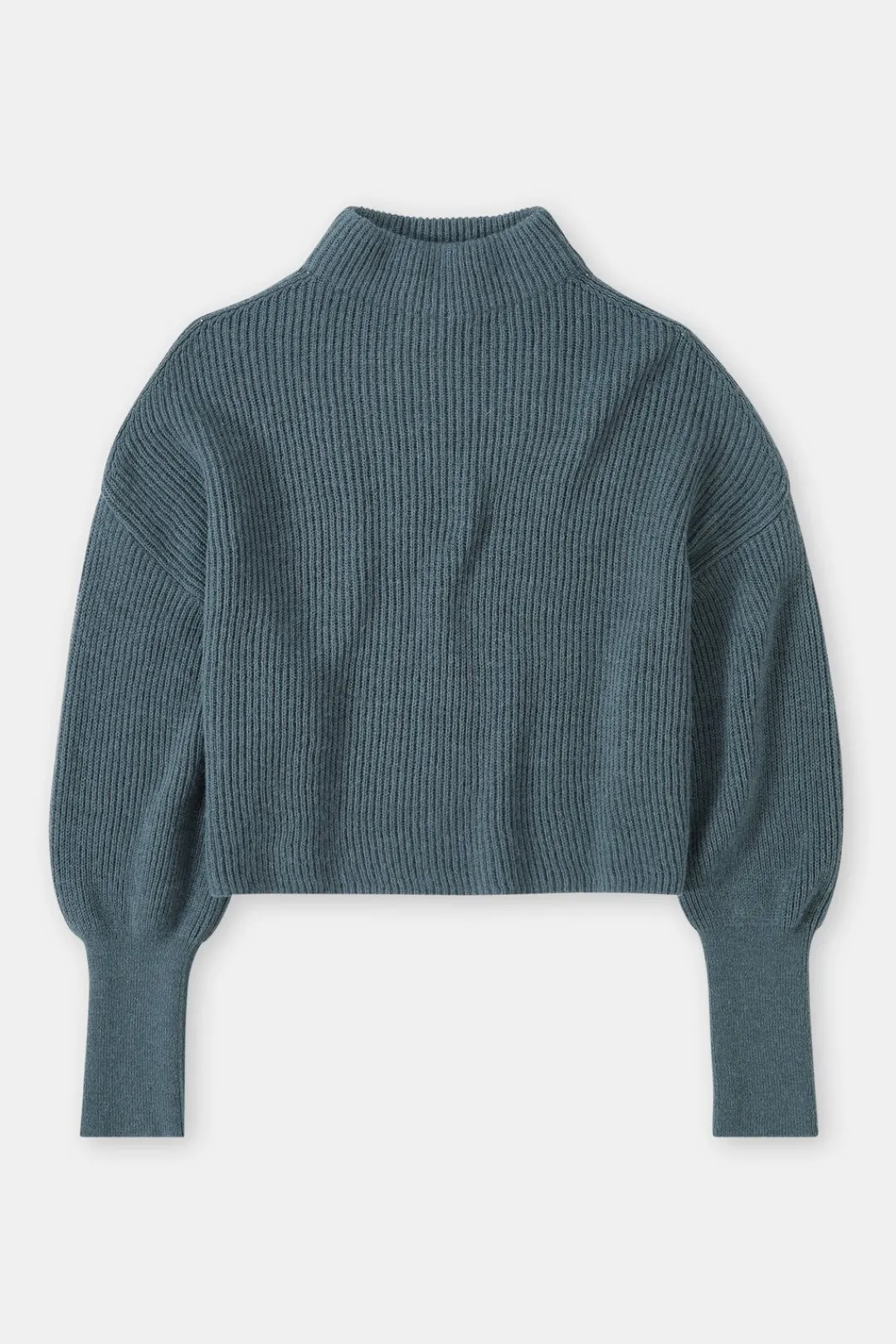 Closed Alpaca mix jumper Pini green Clearance