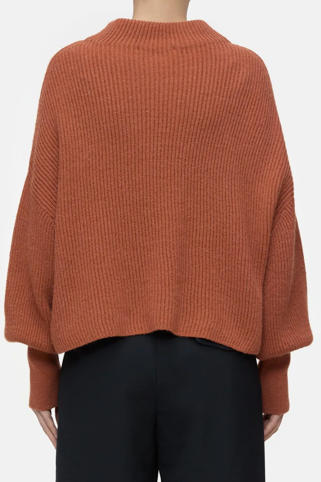 Closed Alpaca mix jumper Ferro brown Sale