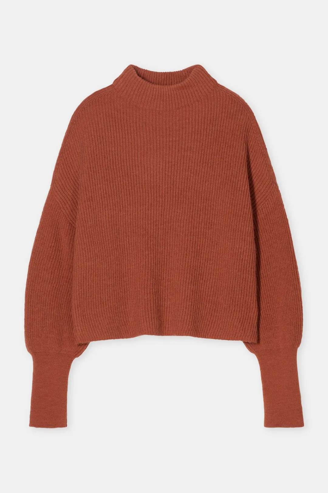 Closed Alpaca mix jumper Ferro brown Sale
