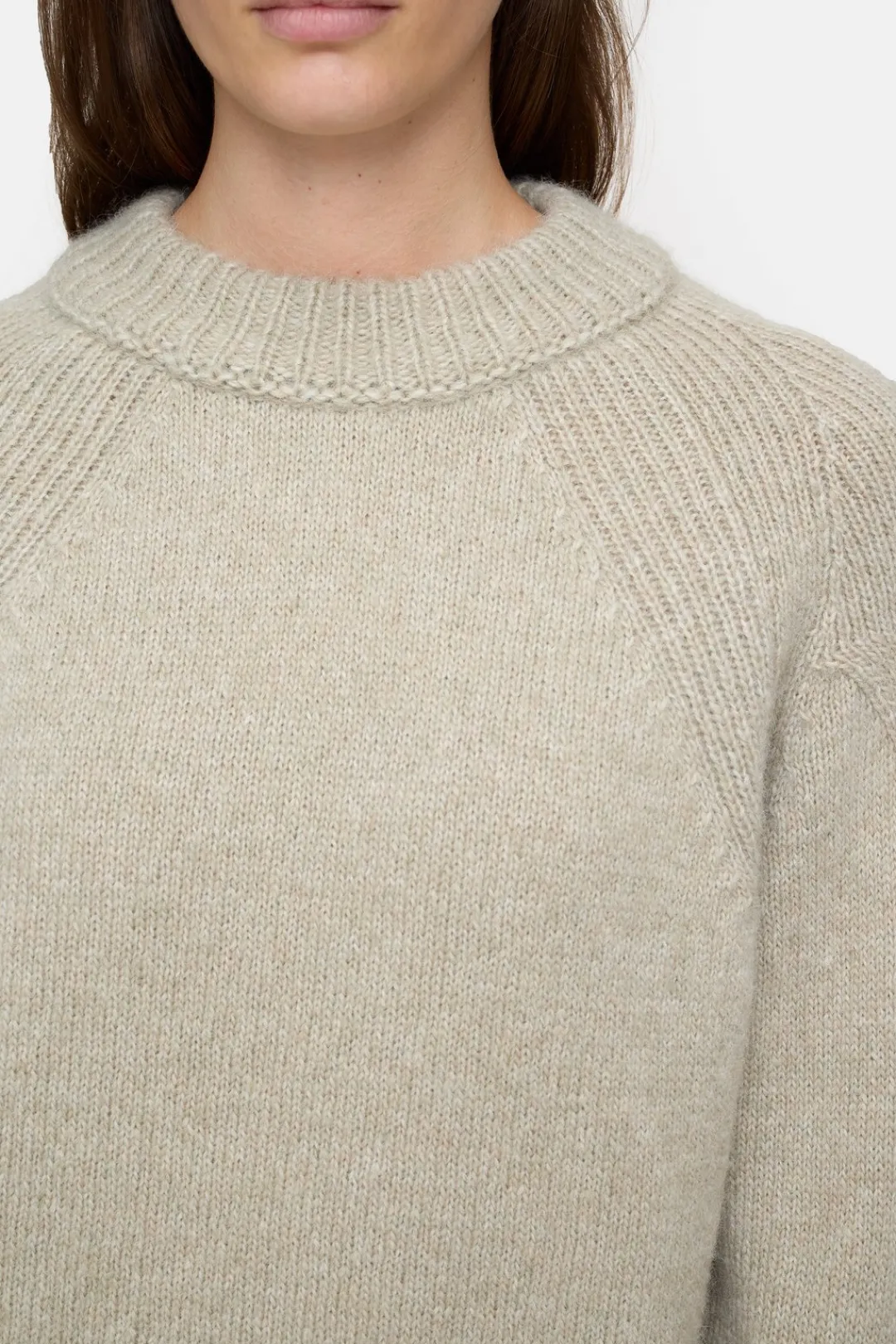 Closed Alpaca mix jumper Sabbia beige Hot