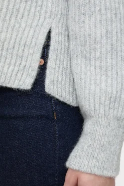 Closed Alpaca mix jumper Light grey melange