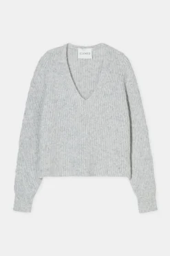 Closed Alpaca mix jumper Light grey melange
