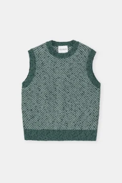 Closed Alpaca mix jumper Eucalyptus Sale