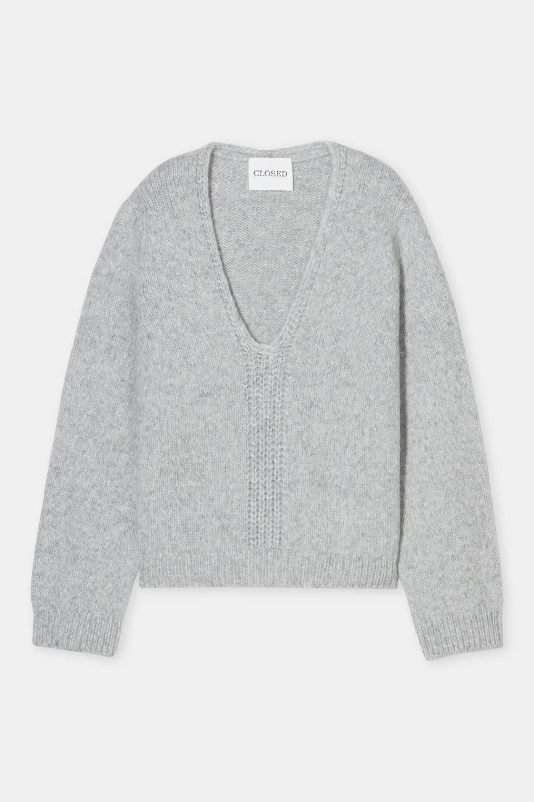 Closed Alpaca mix jumper Light grey melange Hot