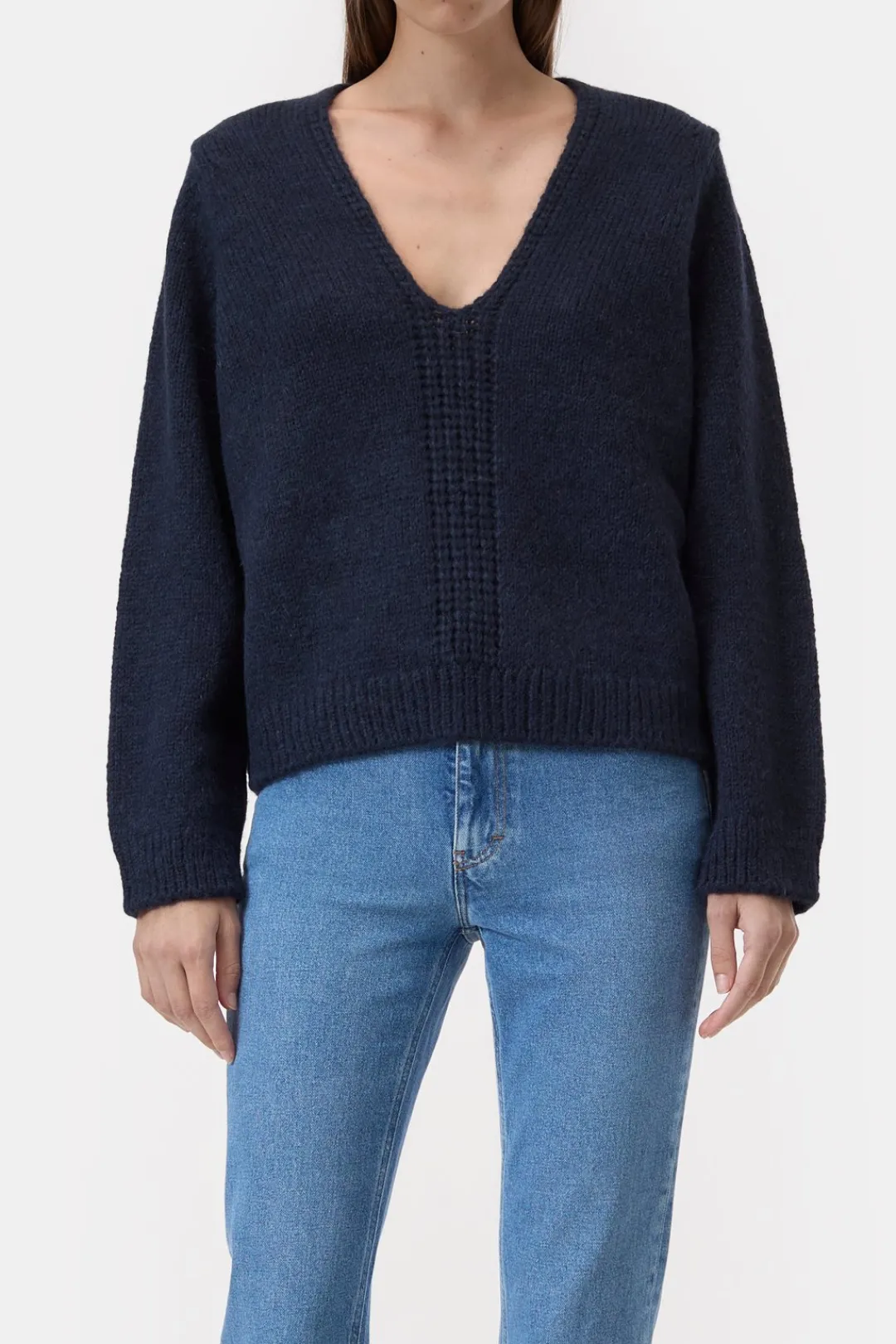 Closed Alpaca mix jumper Dark night Online