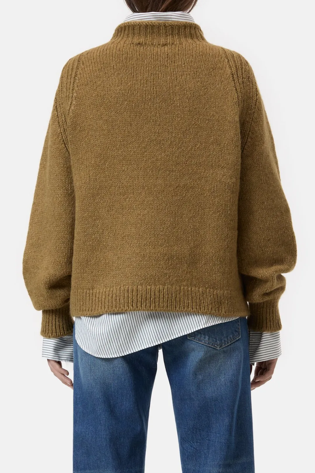 Closed Alpaca mix jumper Tullamore brown Sale