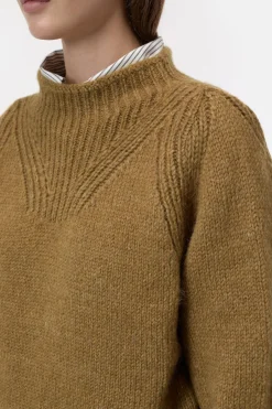 Closed Alpaca mix jumper Tullamore brown Sale