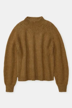 Closed Alpaca mix jumper Tullamore brown Sale