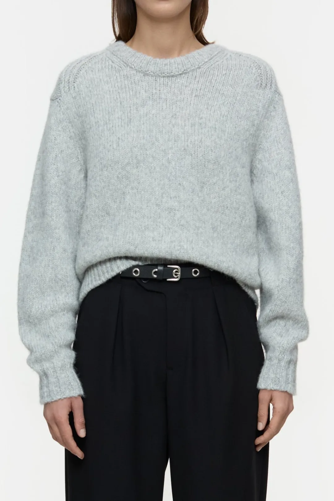 Closed Alpaca mix jumper Light grey melange Best