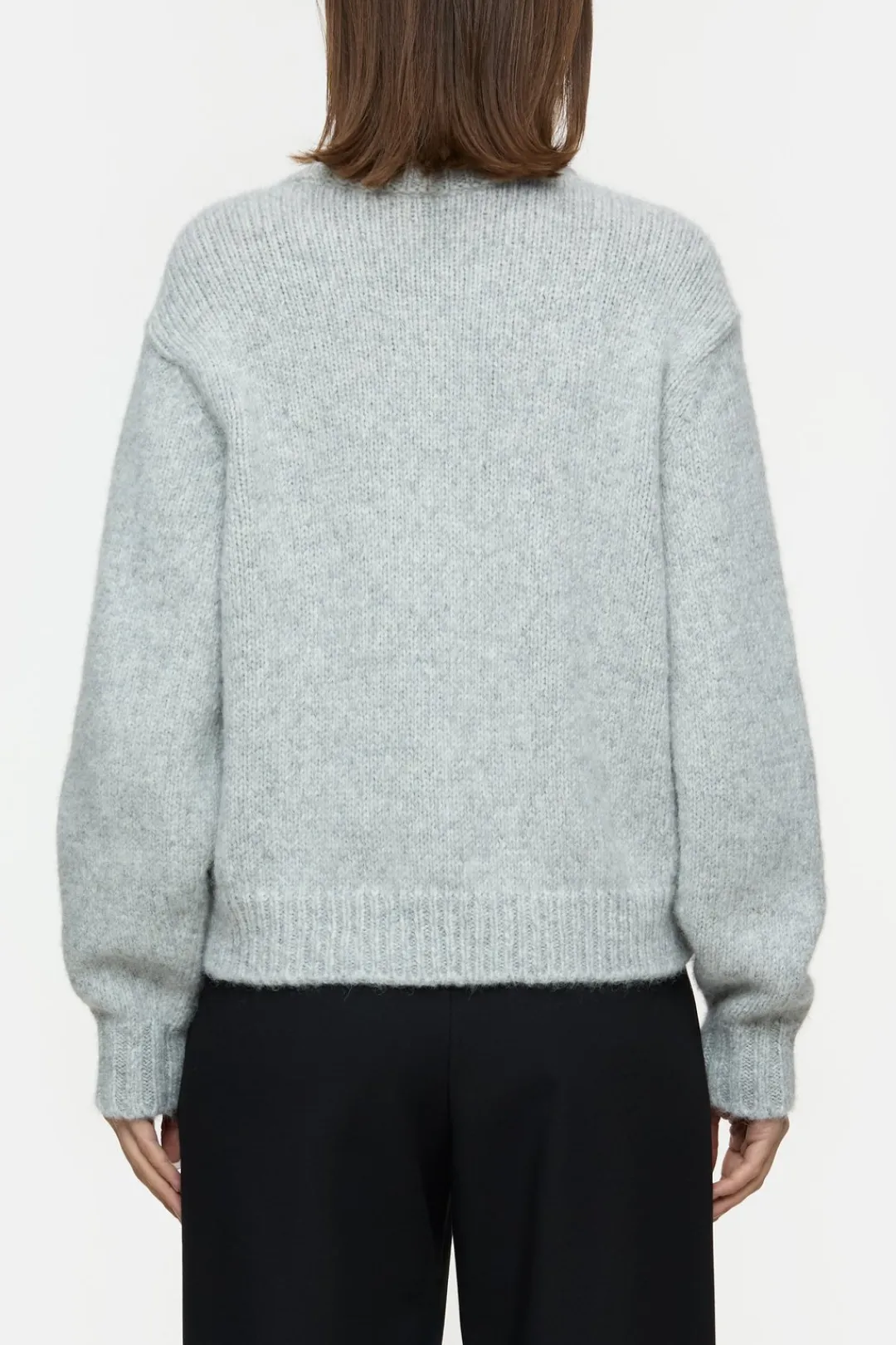 Closed Alpaca mix jumper Light grey melange Best