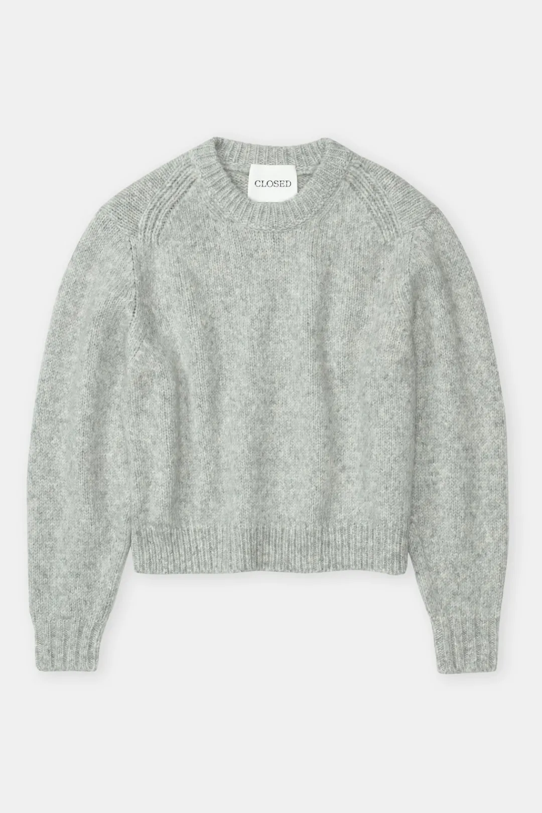 Closed Alpaca mix jumper Light grey melange Best