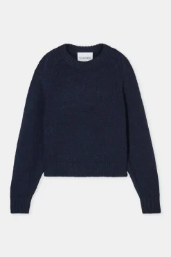 Closed Alpaca mix jumper Dark night Best