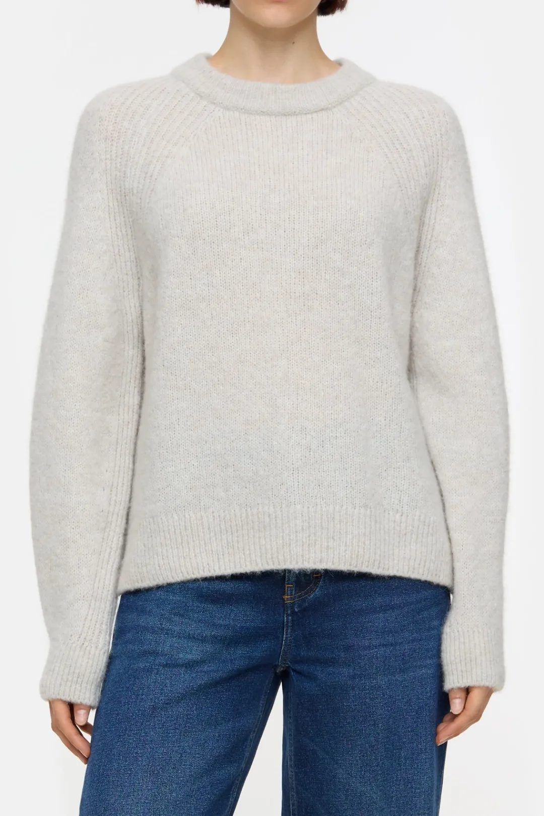 Closed Alpaca wool mix jumper Stone beige Clearance
