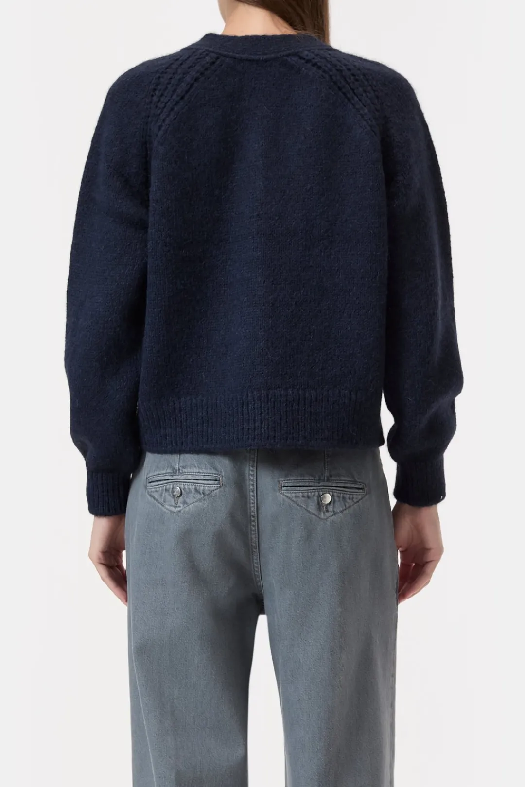 Closed Alpaca-mix cardigan Dark night Discount