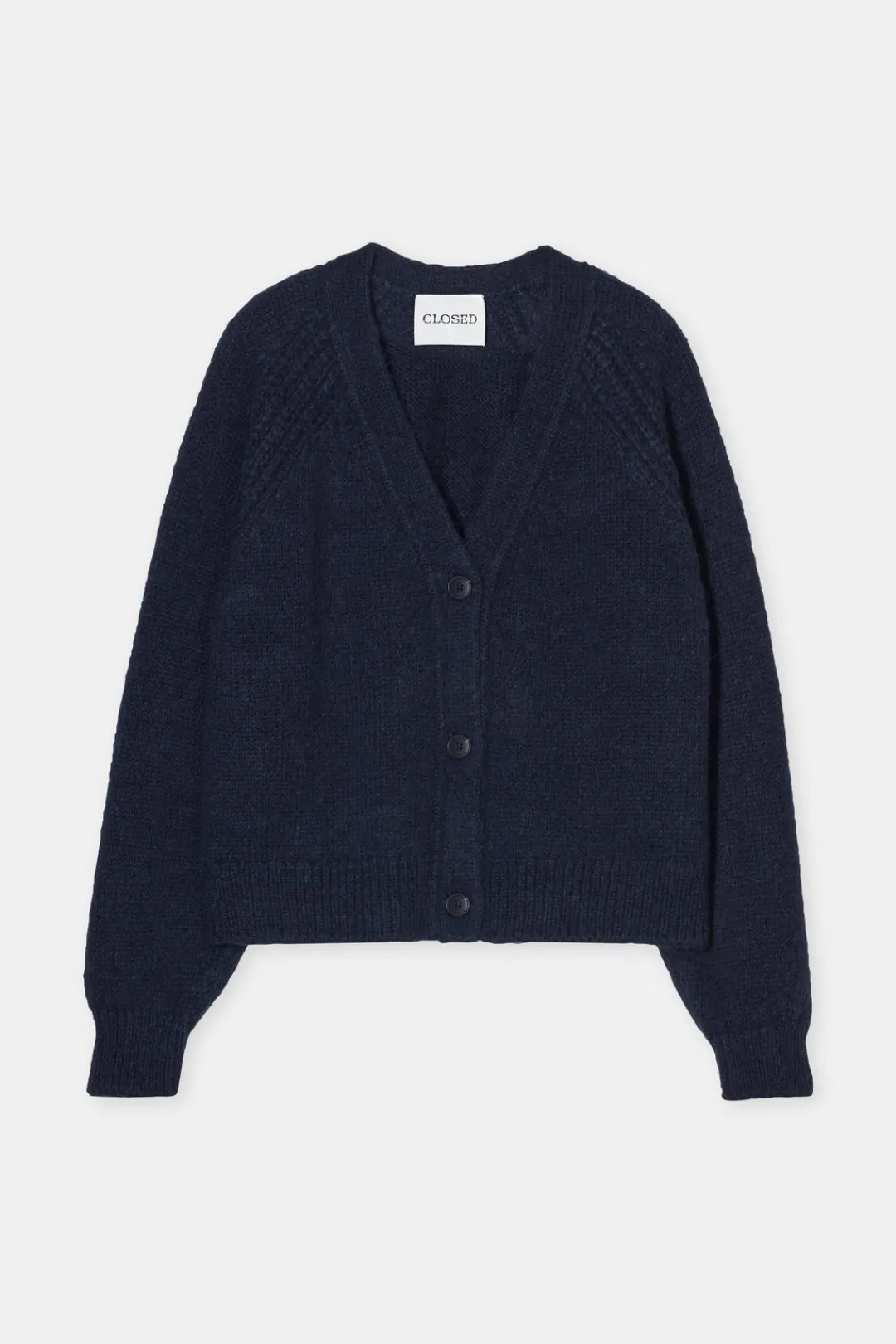 Closed Alpaca-mix cardigan Dark night Discount