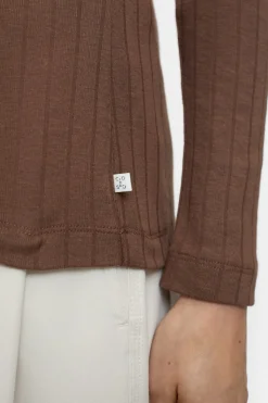 Closed Asymmetric shirt Cacao brown Discount