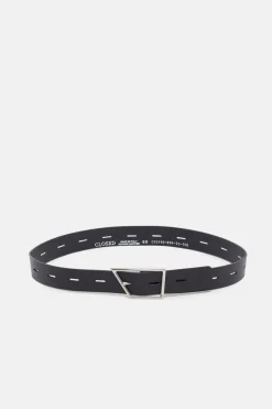 Closed Belt with cut-outs Black Hot