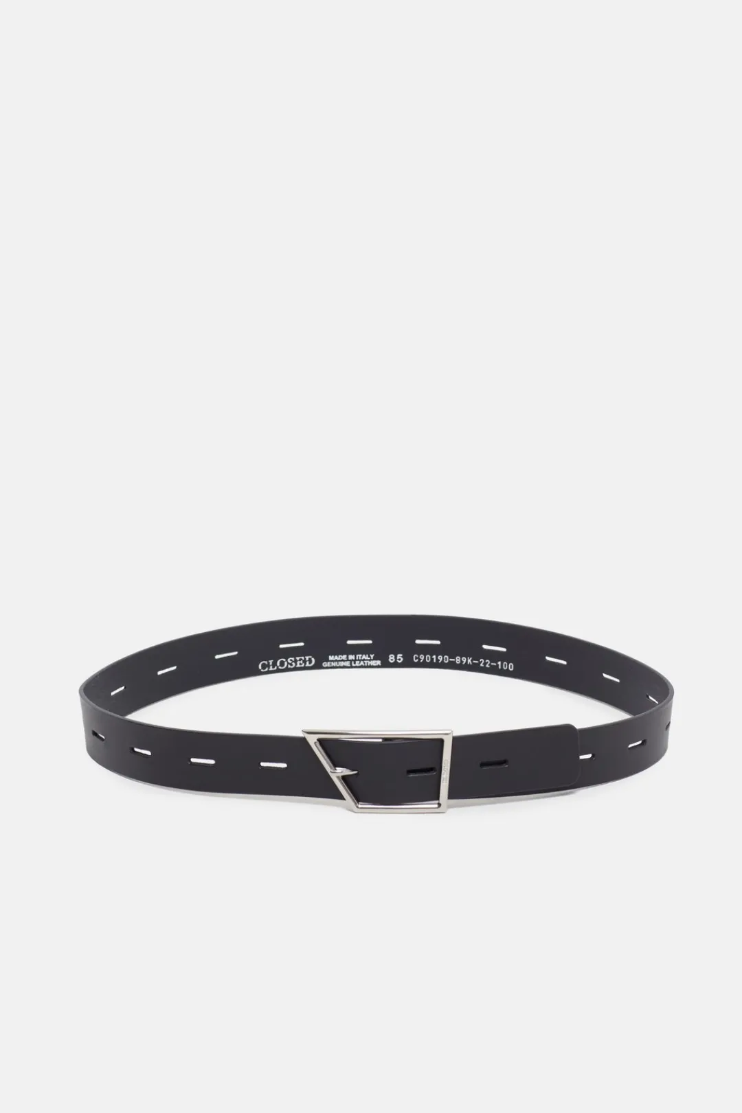 Closed Belt with cut-outs Black Hot