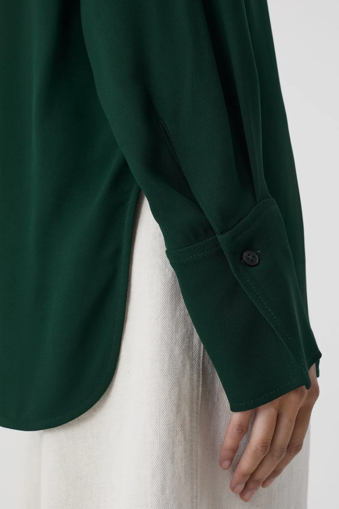 Closed Blouse fern green Outlet