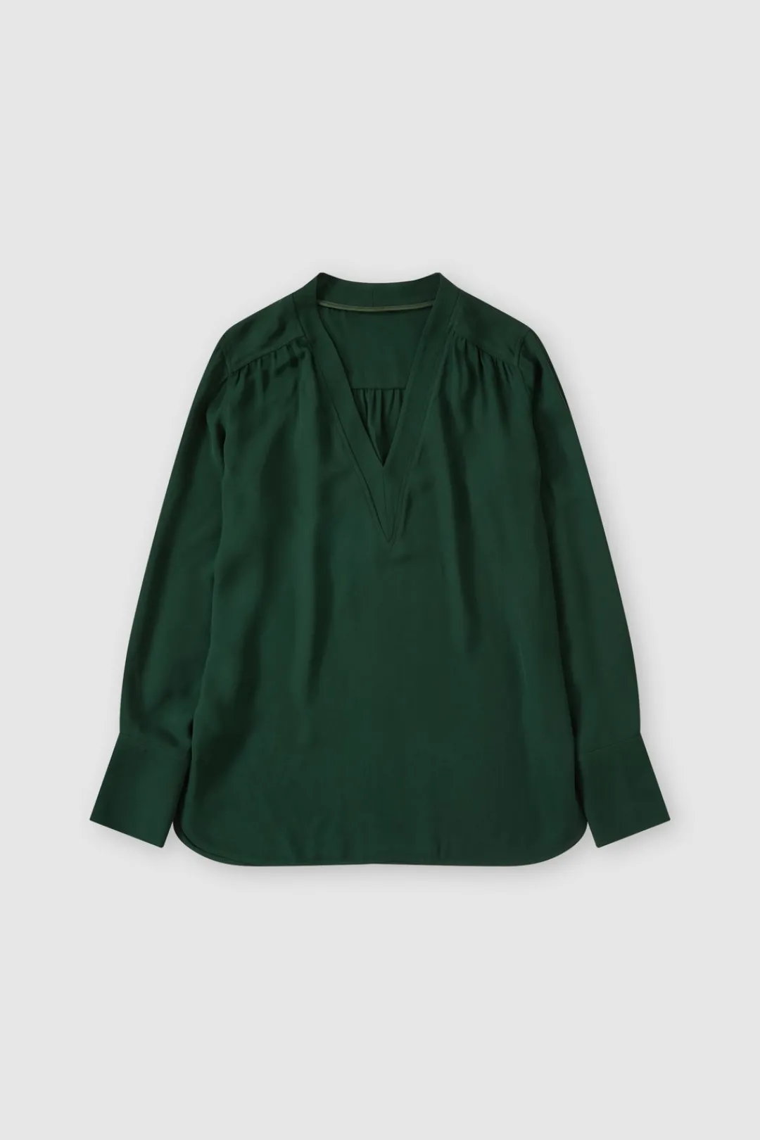 Closed Blouse fern green Outlet