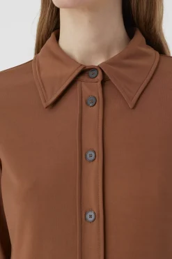 Closed Blouse auburn