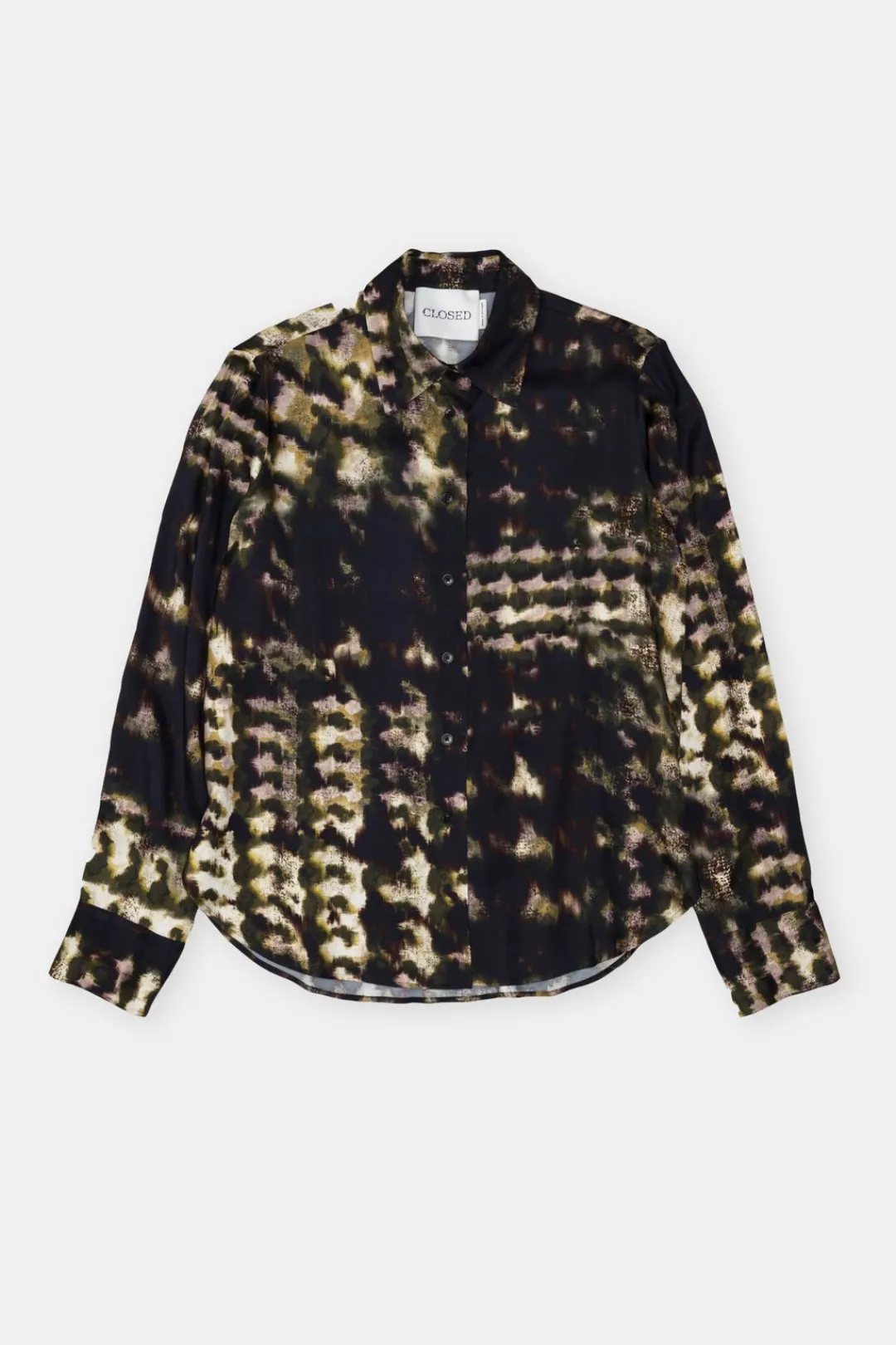 Closed Blouse with print Ver green