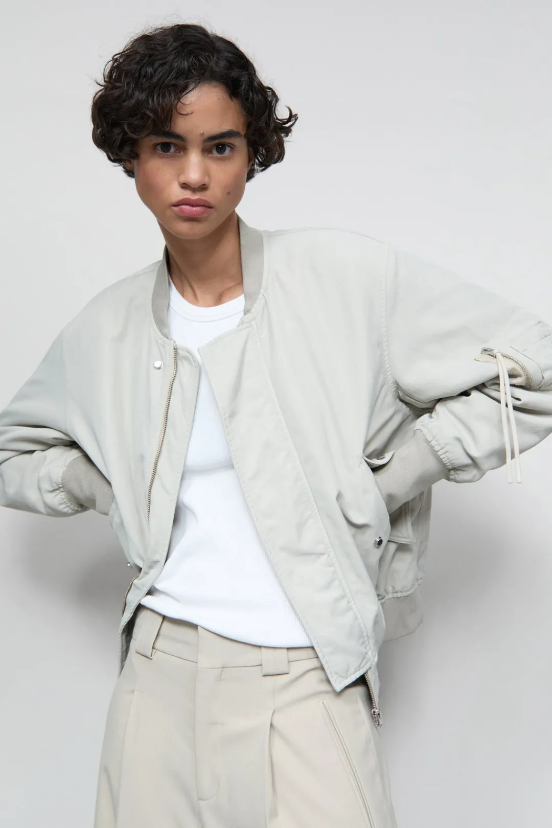 Closed Bomber jacket Sabbia beige Outlet