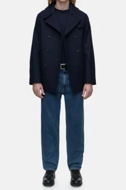 Closed Caban jacket in wool blend Dark night Clearance