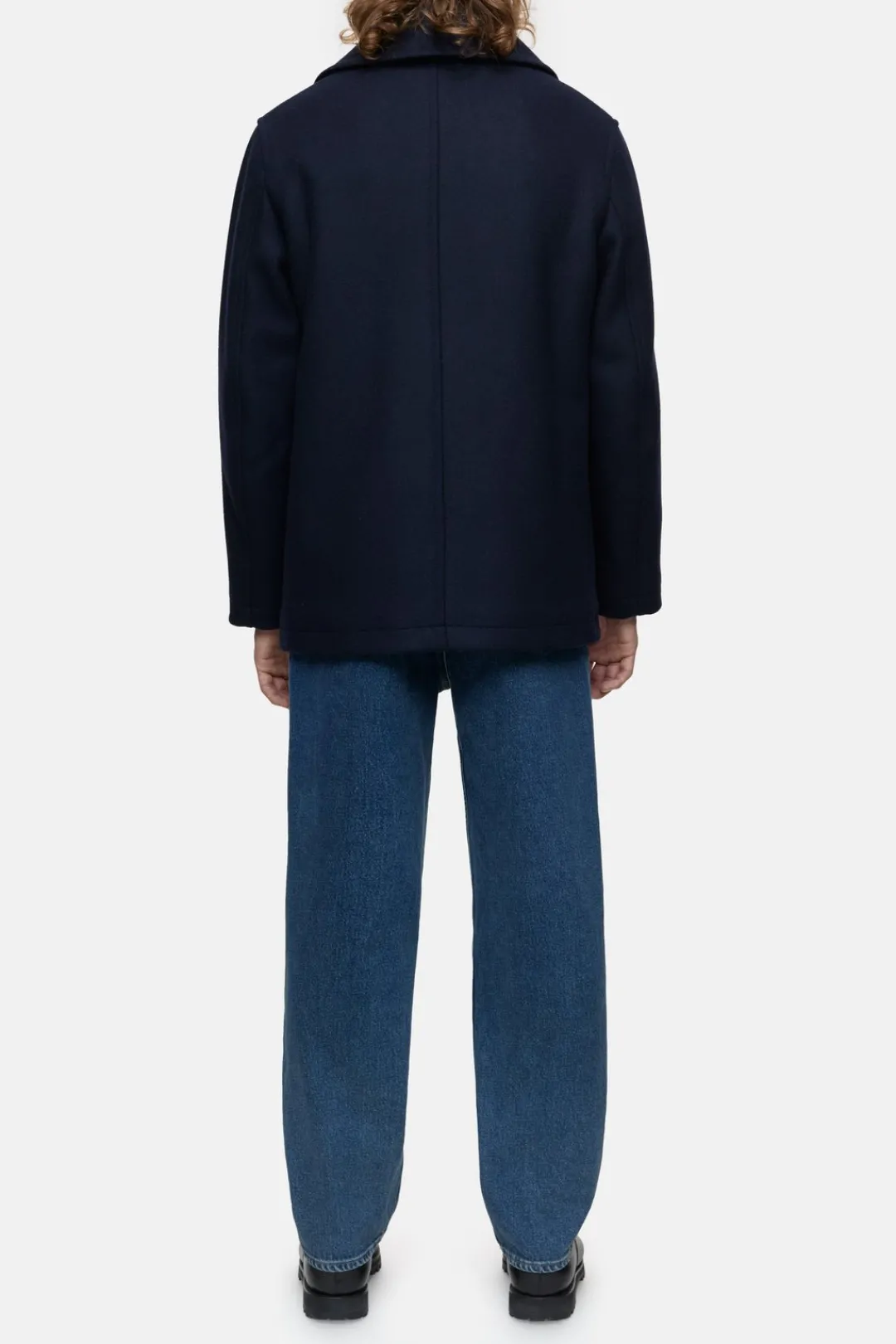 Closed Caban jacket in wool blend Dark night Clearance