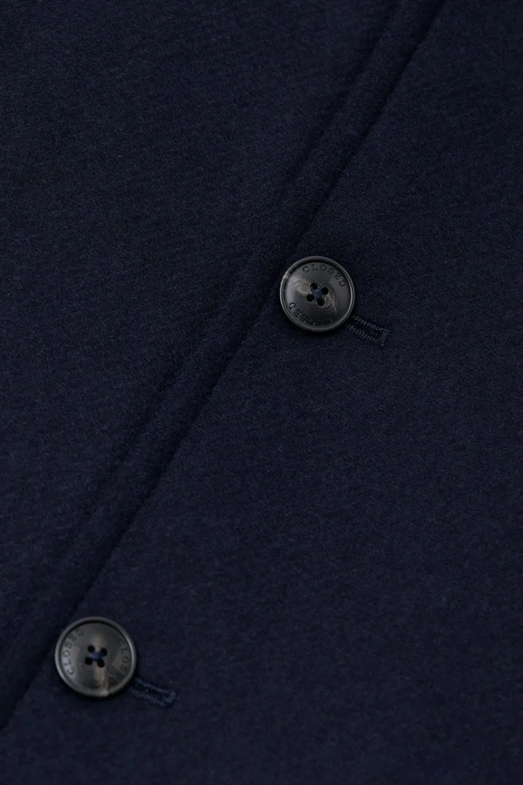 Closed Caban jacket in wool blend Dark night Clearance