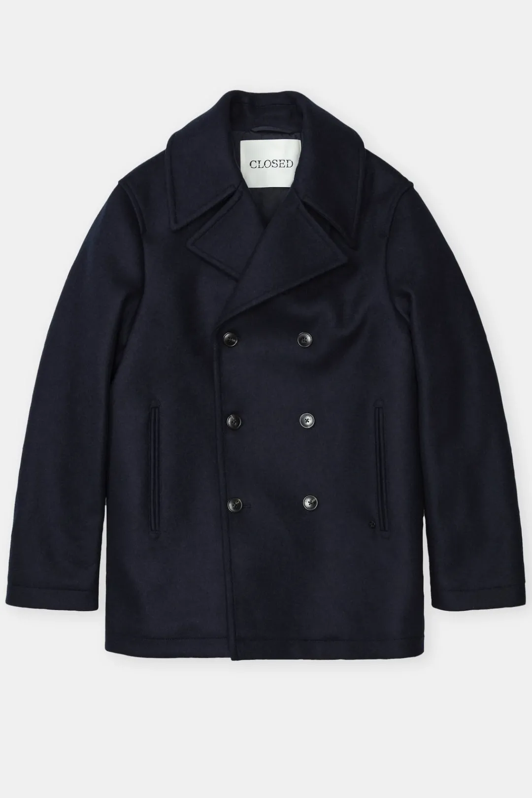 Closed Caban jacket in wool blend Dark night Clearance