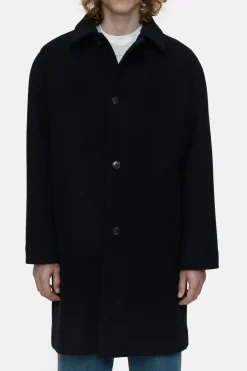 Closed Car coat in virgin wool mix Black Discount