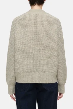 Closed Cardigan made from alpaca mix Sabbia beige Hot