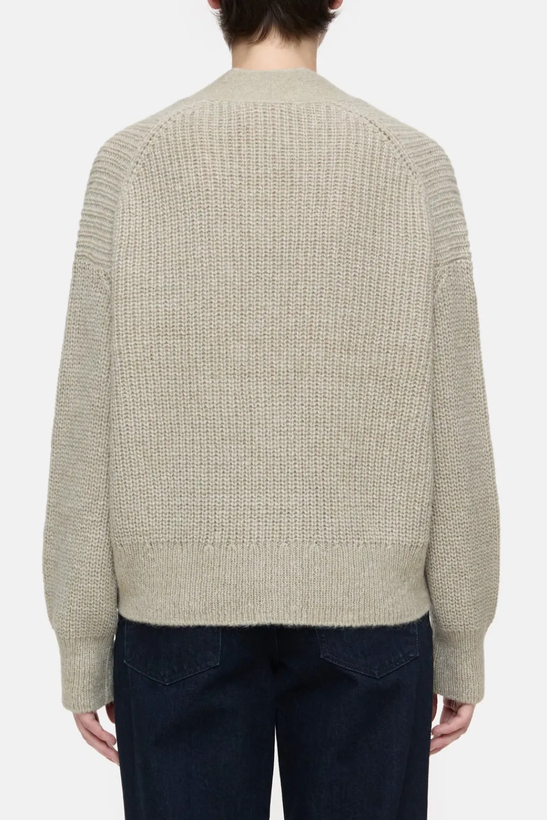 Closed Cardigan made from alpaca mix Sabbia beige Hot