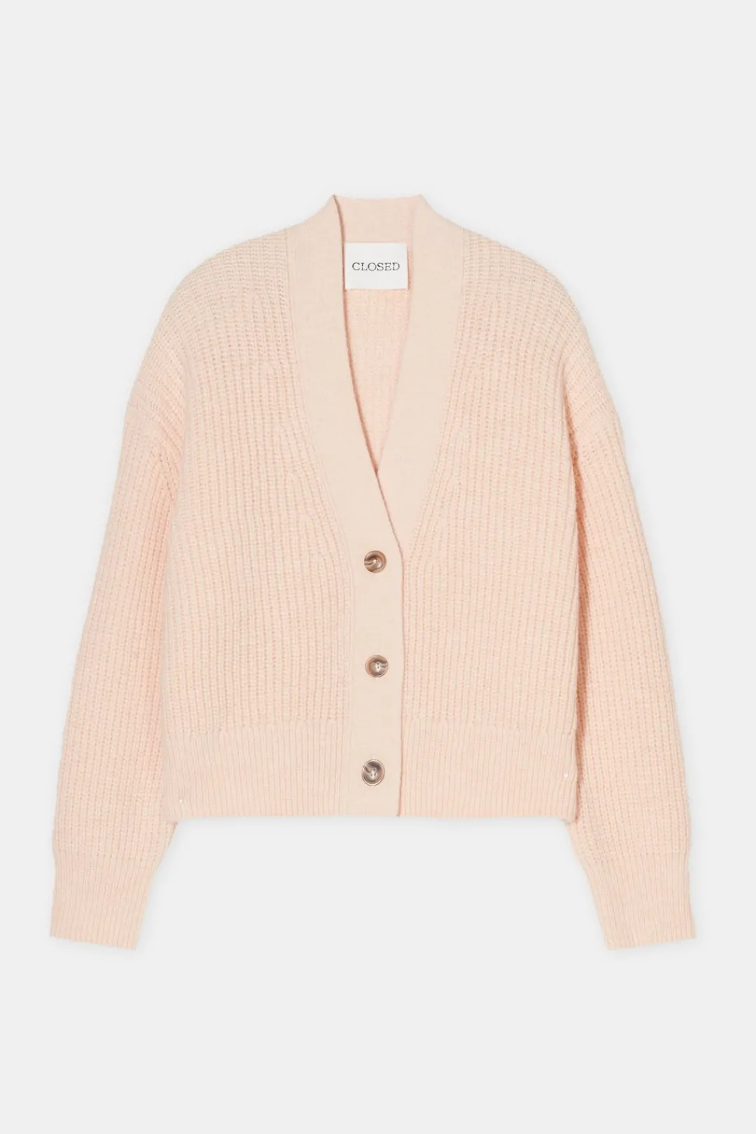 Closed Cardigan made from alpaca mix Albicocca Discount