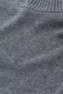 Closed Cashmere turtleneck jumper Dark grey melange New