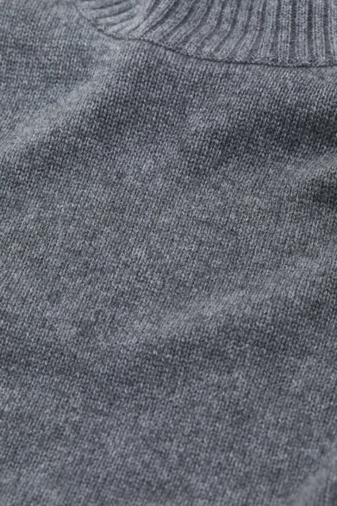 Closed Cashmere turtleneck jumper Dark grey melange New