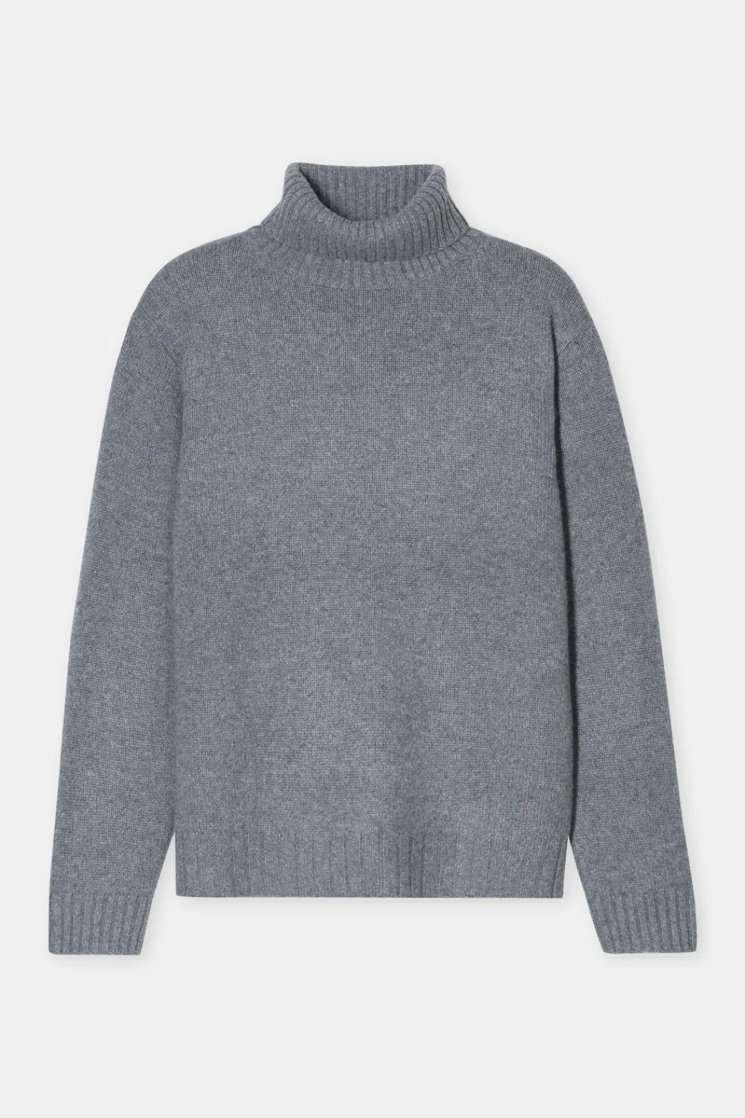Closed Cashmere turtleneck jumper Dark grey melange New
