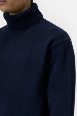 Closed Cashmere turtleneck jumper Dark night Hot