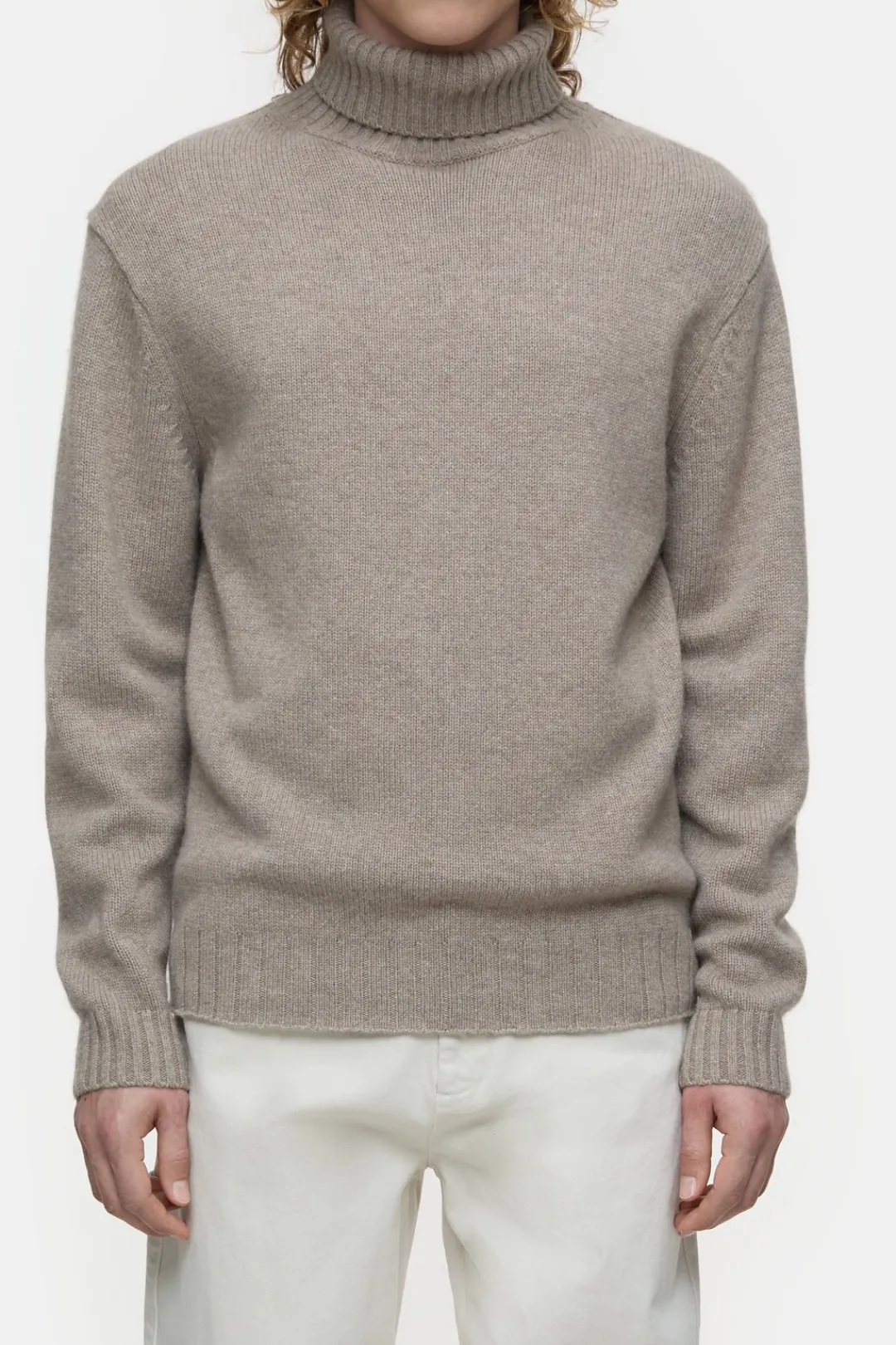 Closed Cashmere turtleneck jumper Cashew cream Best