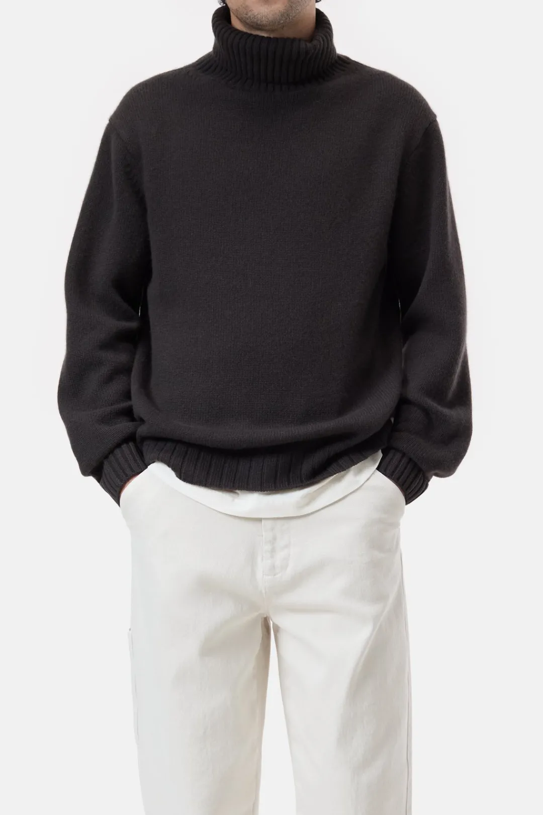 Closed Cashmere turtleneck jumper Ebony New