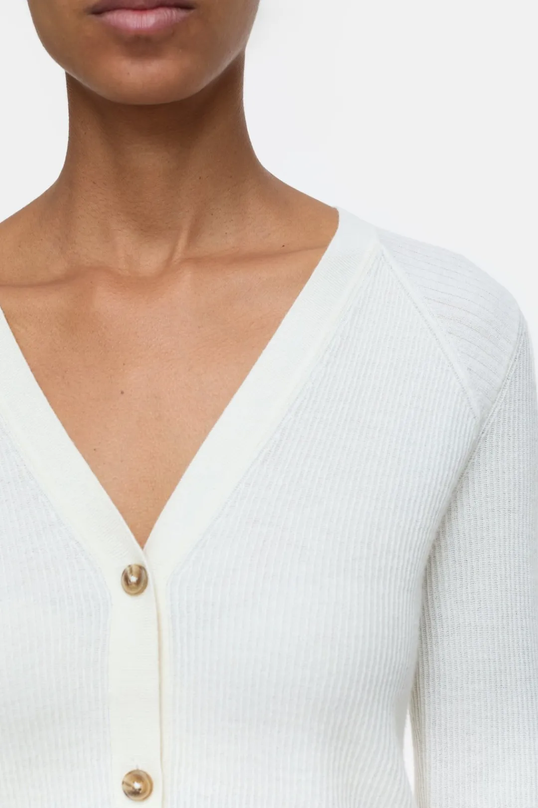 Closed Cashmere-blend cardigan Ivory