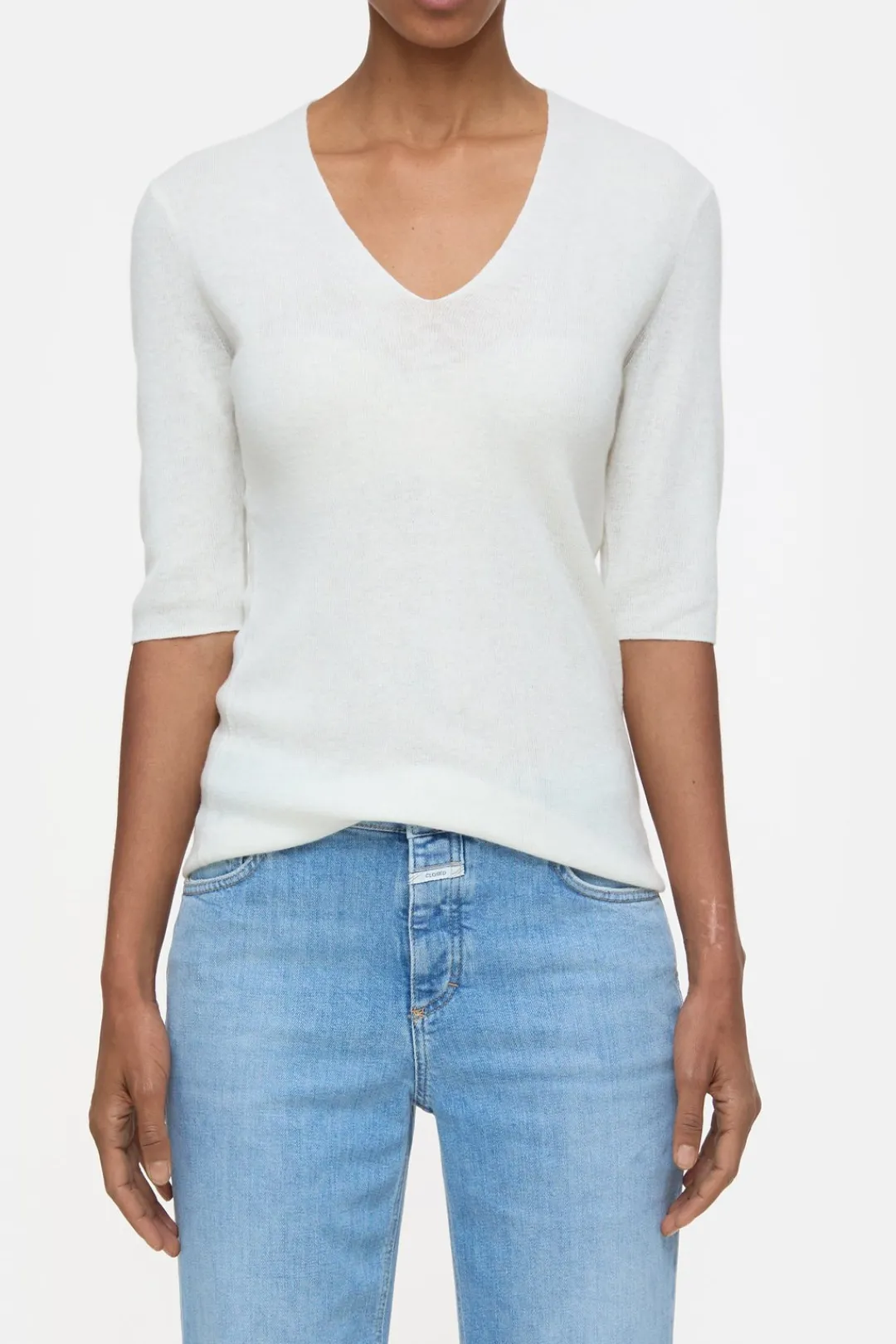 Closed Cashmere-blend jumper Ivory Best